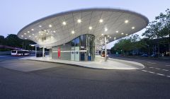 Bus station, Hamburg-Poppenbüttel – ETFE membrane roof